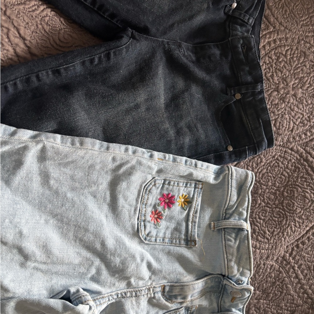 Stylish Black and Light Blue Women's Jeans